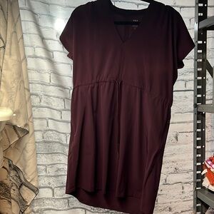 Title nine maroon light summer dress